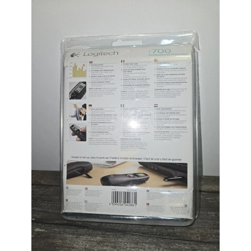 Logitech Professional Presenter Presentation Laser R700 Pointing 910-003506